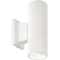 Ideal Lux - Applique murale extérieure BASE 2xGU10/28W/230V IP44 blanc